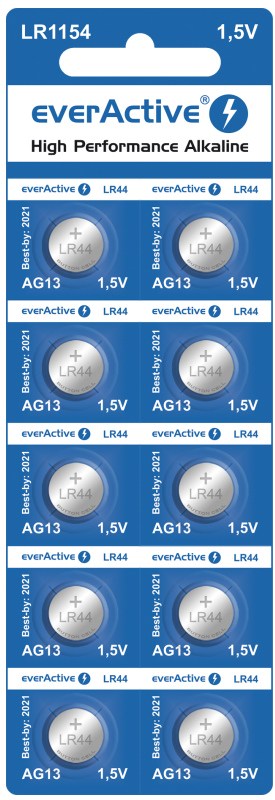 everActive mini alkaline batteries G13 LR1154 LR44