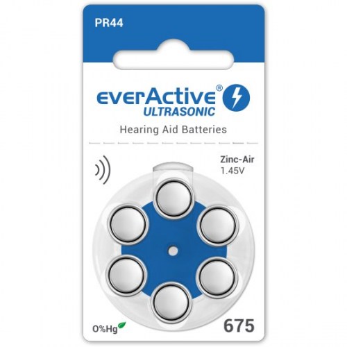 everActive Ultrasonic 675 / PR44 zinc-air batteries