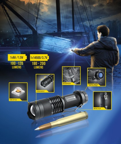 everActive FL-180 "Bullet" flashlight