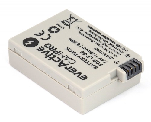 everActive CamPro battery - replacement for Canon LP-E8