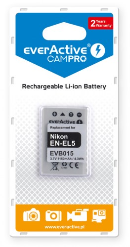 everActive CamPro battery - replacement for Nikon EN-EL5