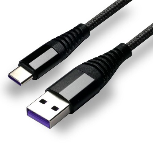 Braided USB cable - USB-C everActive CBB-1CHB 100cm up to 5A