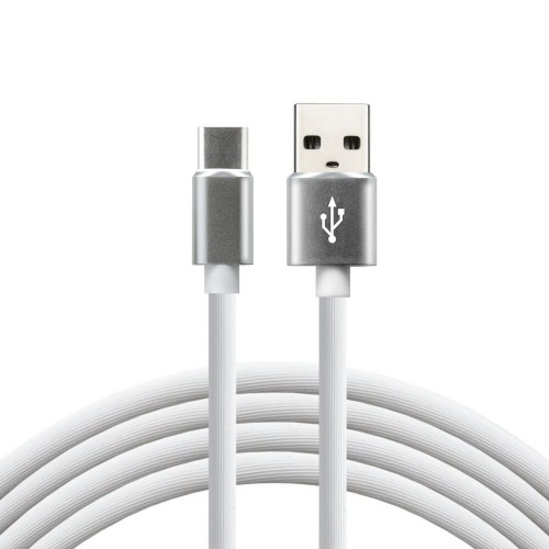 Silicone USB  cable - USB-C everActive CBS-1CW 100cm up to 3A