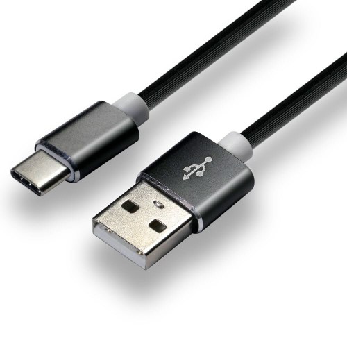 Silicone USB  cable - USB-C everActive CBS-1CB 100cm up to 3A