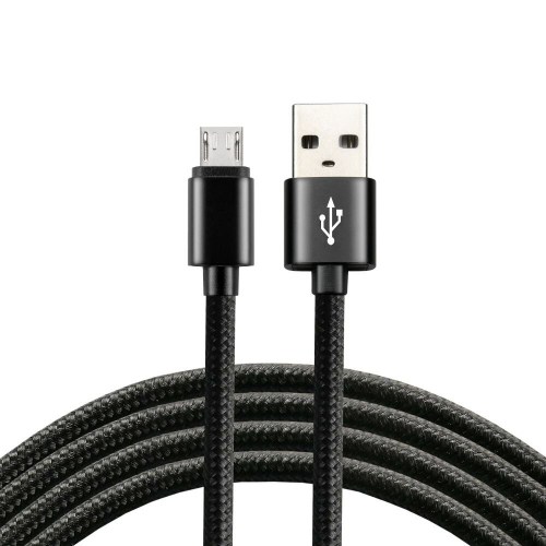 Braided USB cable - micro USB everActive CBB-1MB 100cm up to 2.4A