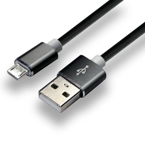 Silicone USB cable - micro USB everActive CBS-1MB 100cm up to 2.4A