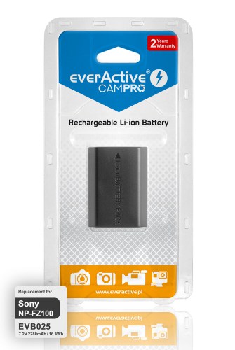 everActive CamPro - replacement for Sony NP-FZ-100 