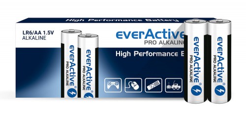 Alkaline batteries everActive Pro Alkaline LR6 AA - carton box - 10 pieces
