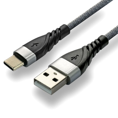 Braided USB cable - USB-C everActive CBB-1CB 100cm up to 3A