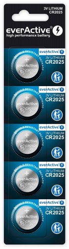 everActive CR2025 lithium batteries