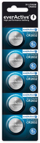 everActive CR2032 lithium batteries