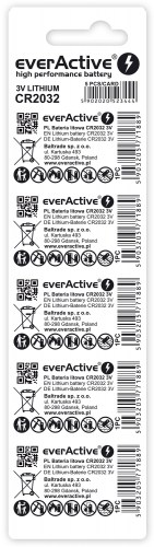 everActive CR2032 lithium batteries