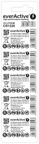 everActive CR1220 lithium batteries