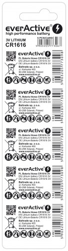 everActive CR1616 lithium batteries
