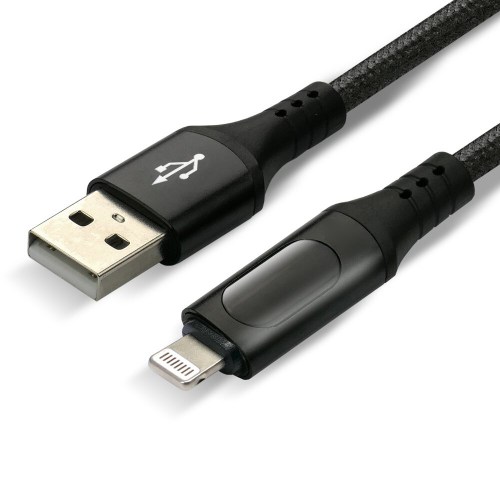 EverActive CBB-1IBL USB - Lightning Braided Cable 100cm to 2.4A black