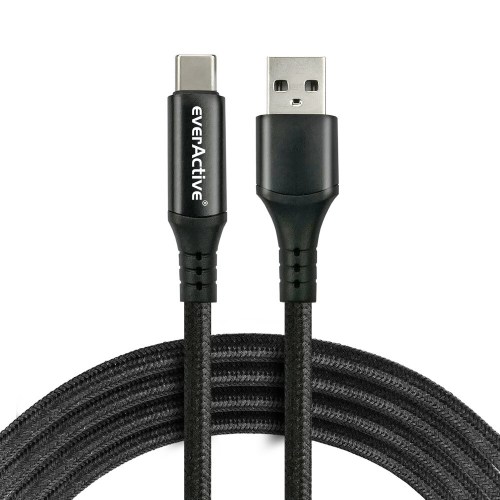 everActive CBB-1CBL braided USB - USB-C cable 100cm to 3A