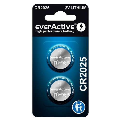 everActive CR2025 Lithium Batteries