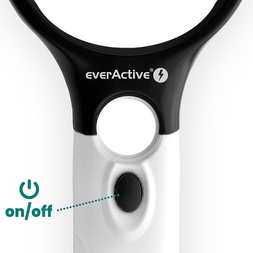 Magnifying Magnifier with LED Backlight everActive MG-01