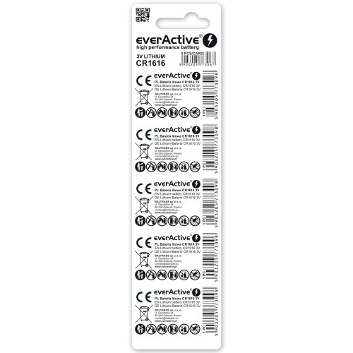 everActive CR1616 lithium batteries