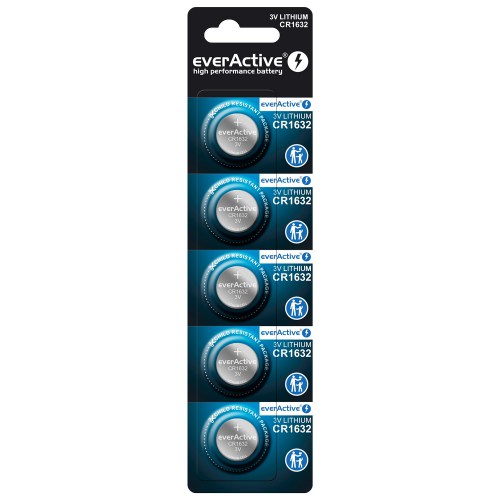 everActive CR1632 lithium batteries