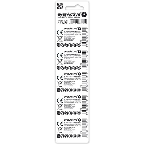 everActive CR2477 lithium batteries