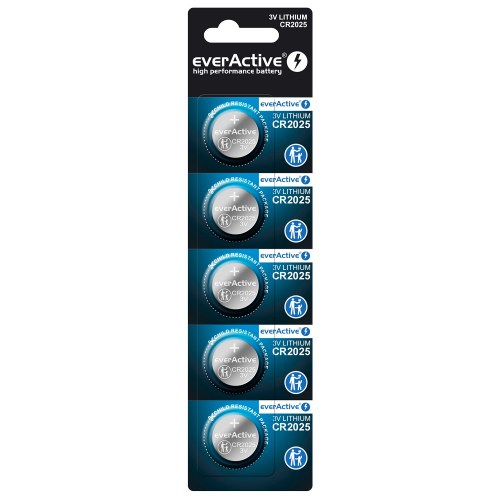 everActive CR2025 lithium batteries