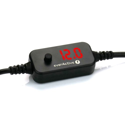 Universal Power Supply, USB-C PD Voltage Selector - DC 5V, 9V, 12V, 15V, 20V, 10 Plugs, everActive AD-PD65