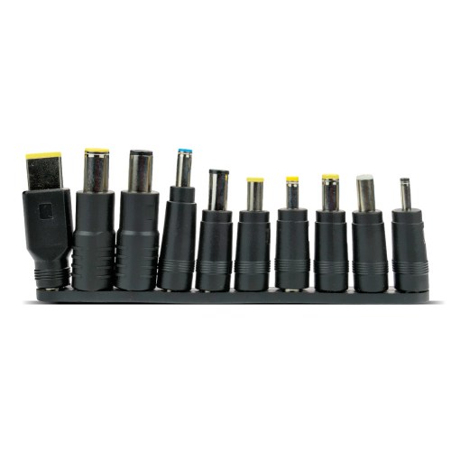 Universal Power Supply, USB-C PD Voltage Selector - DC 5V, 9V, 12V, 15V, 20V, 10 Plugs, everActive AD-PD65