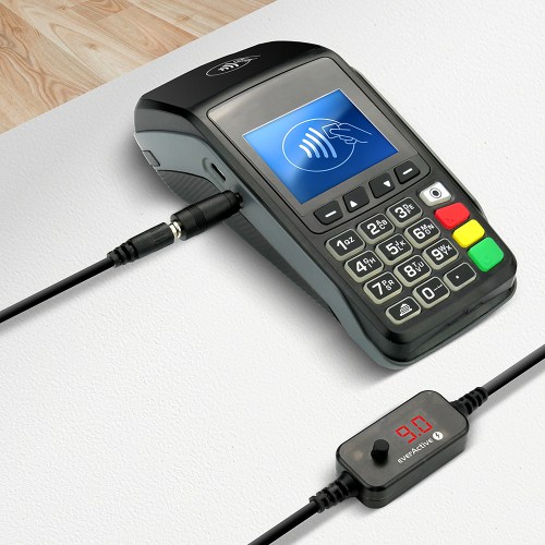 Universal Power Supply, USB-C PD Voltage Selector - DC 5V, 9V, 12V, 15V, 20V, 10 Plugs, everActive AD-PD65