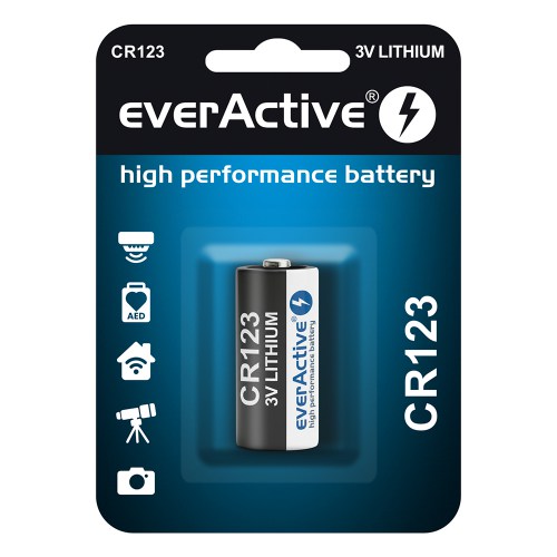 everActive CR123 Photo Lithium Battery