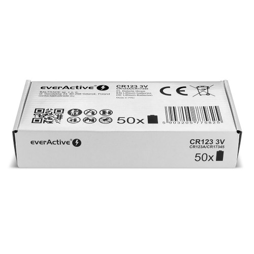 everActive CR123 Lithium Photo Batteries