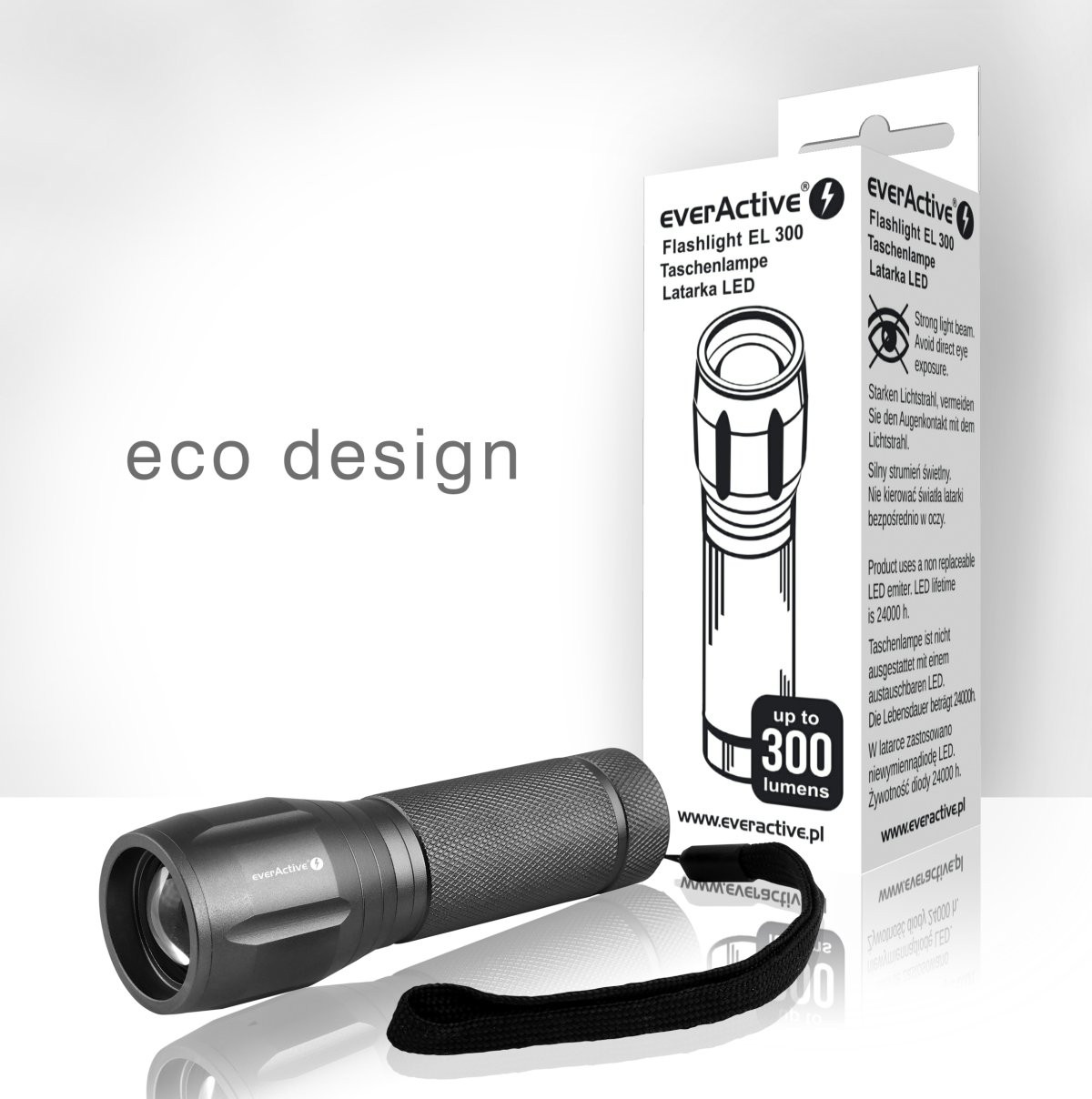 New everActive EL-300 flashlight